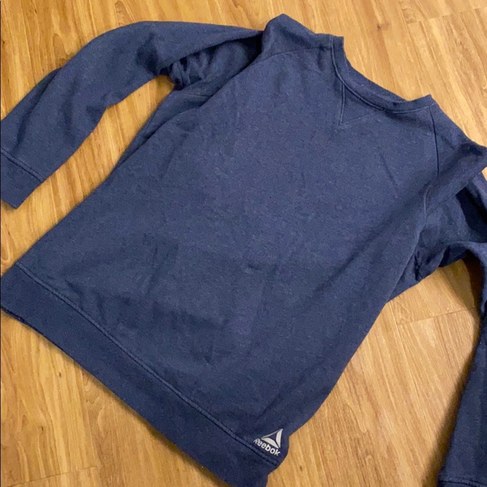 Blue Reebok longsleeve shirt 88% cotton